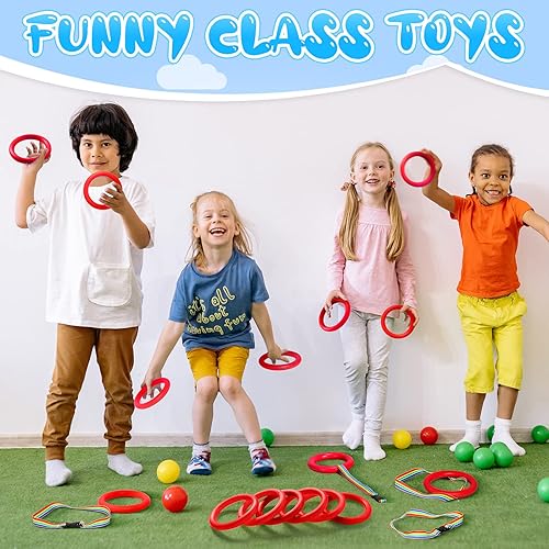 Miniatura 7 de Tatuo Juego de 12 cuerdas para caminar para niños en edad preescolar, cuerda de transición desmontable, cuerda de seguridad para guardería