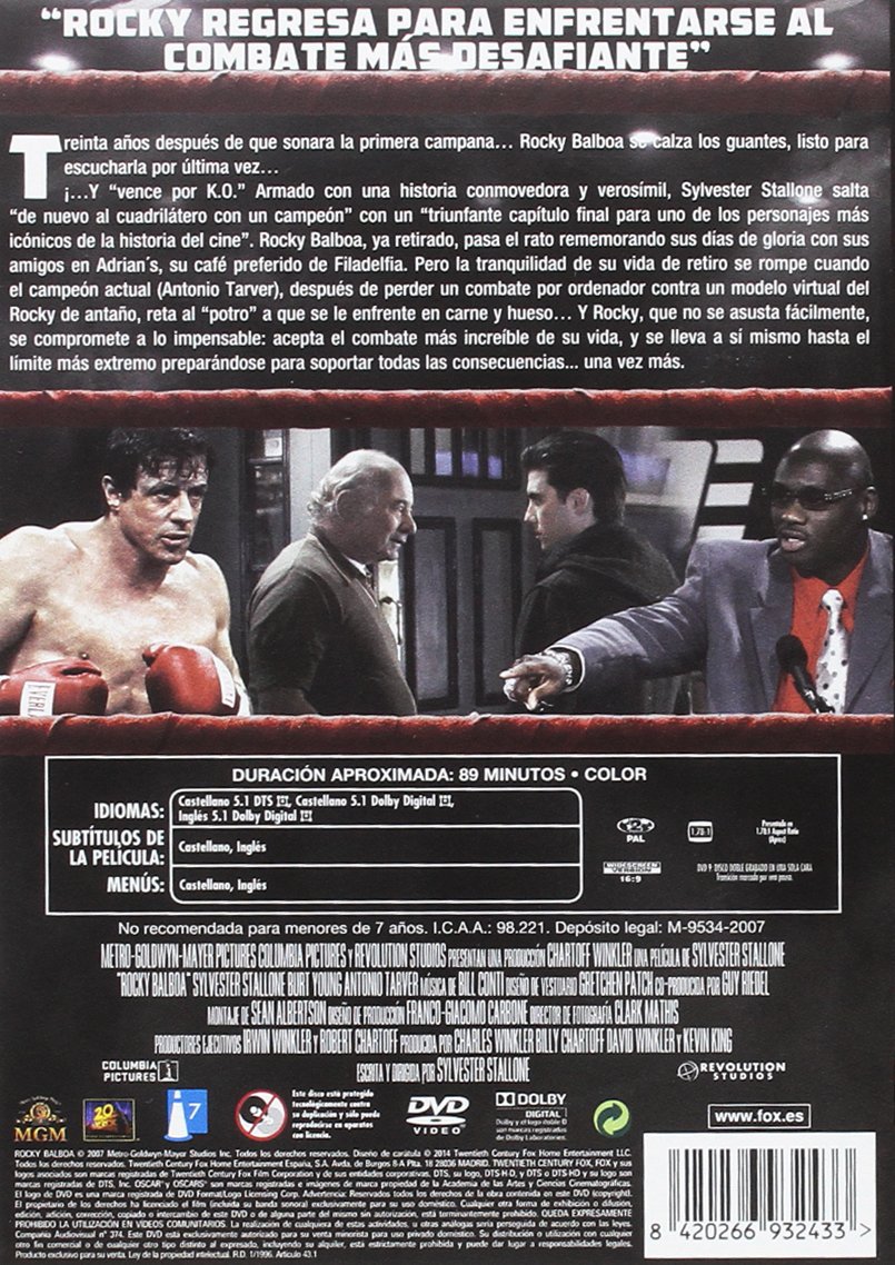 Rocky Balboa (Rocky VI) (Import Dvd) (2007) Sylvester Stallone