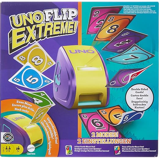 Jeu de Cartes UNO Flip Extrême