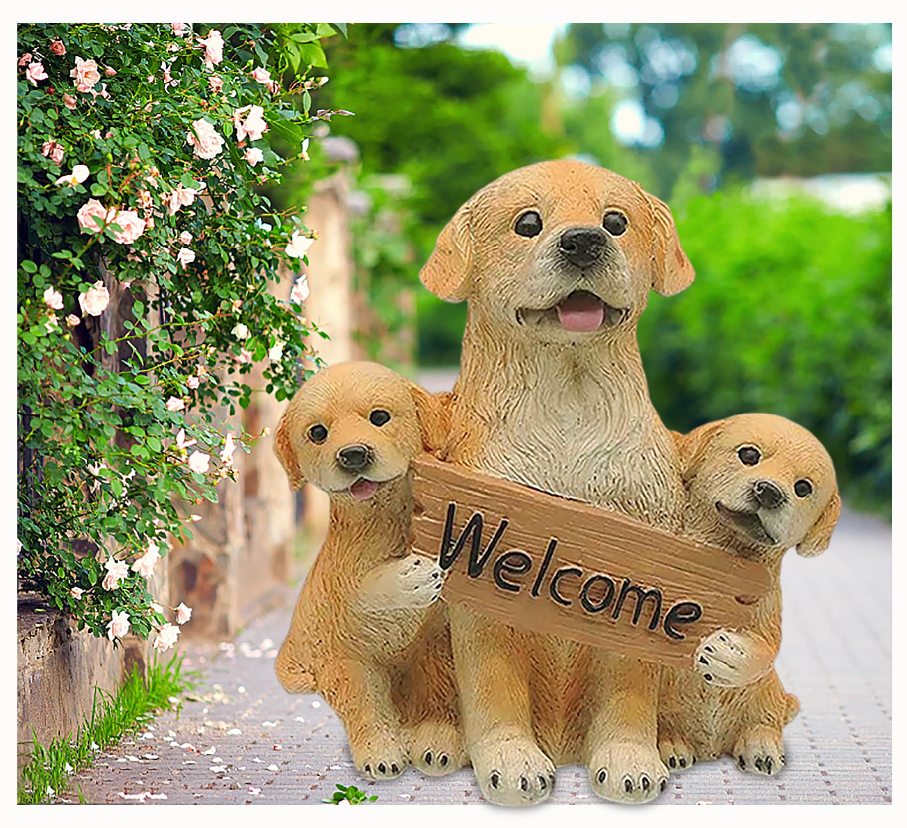 ゴールデンレトリバーウェルカムオブジェ