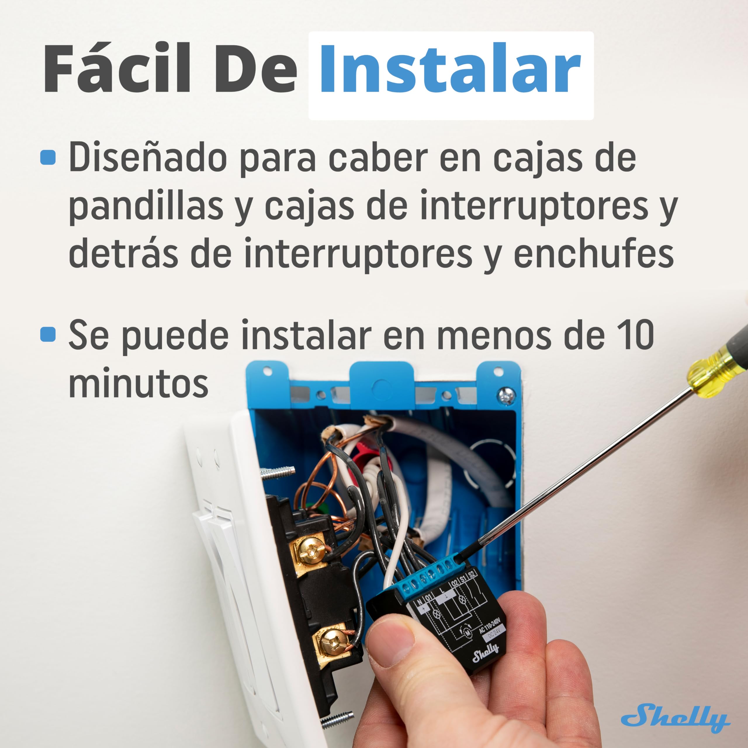 Shelly Plus 2PM | Smart Interruptor Relé Inalámbrico y Bluetooth 2 Canales con Medició & Plus 2PM | Smart Interruptor Relé Inalámbrico y Bluetooth 2 Canales Con Medición de Consumo
