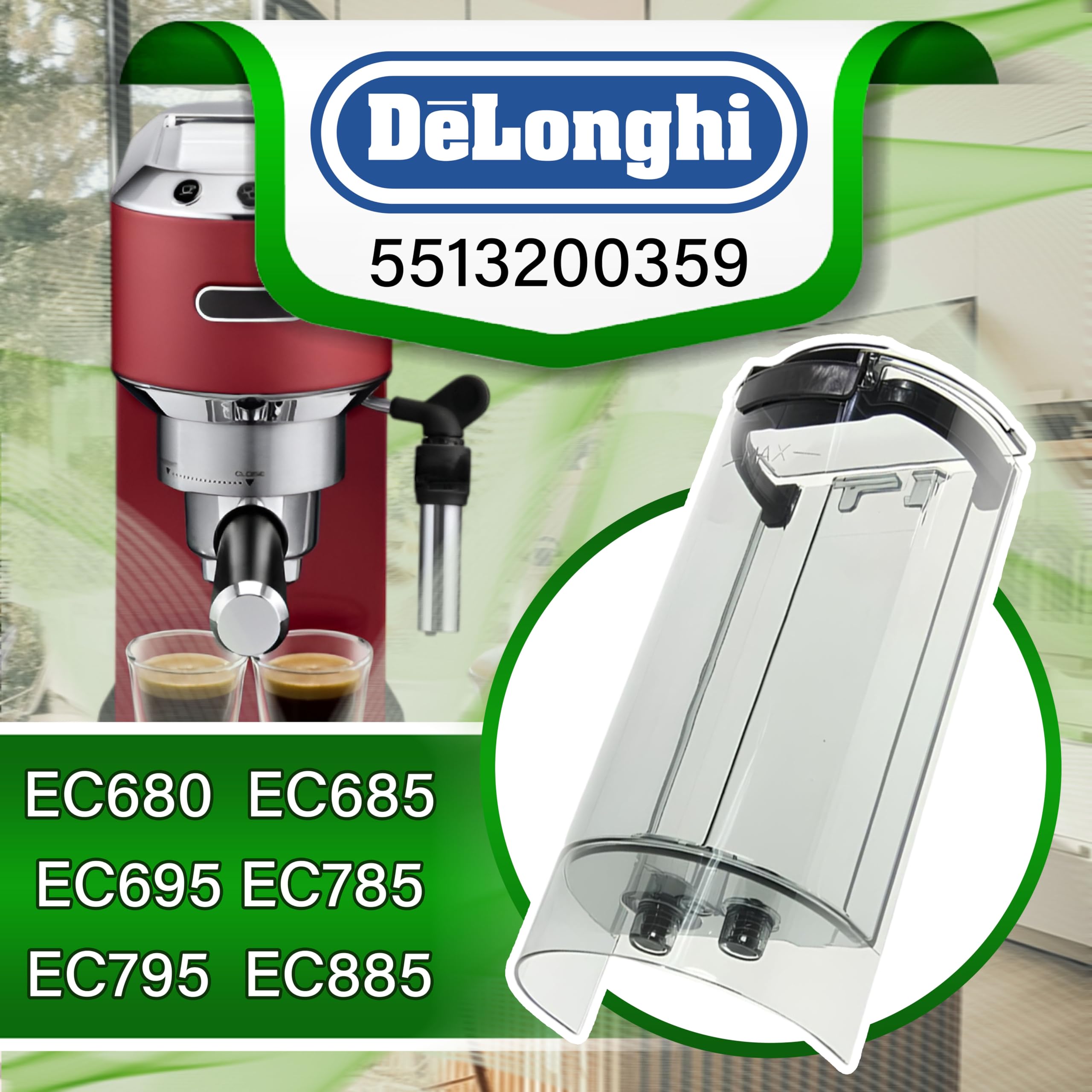 De'Longhi Dedica Style EC 680.R Macchina Per Caffè Manuale - Foto 3