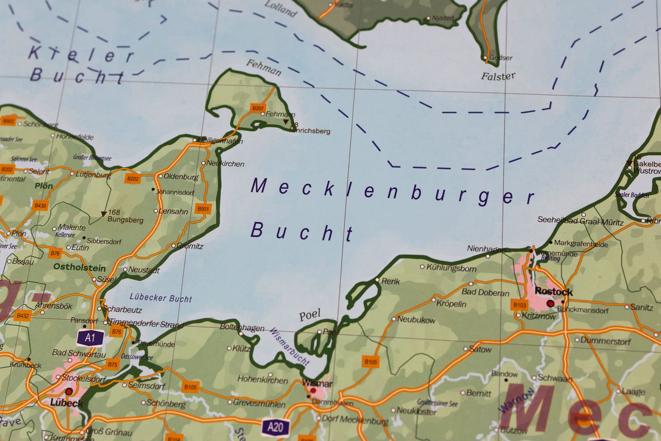 GeoMetro XL Deutschlandkarte (physisch und politisch) mit Laminierung, beschreibbar, Bundesrepublik Deutschland, 140 x 100 cm, 2025