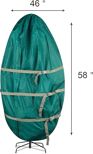 Miniatura 6 de Tiny Tim Totes 83-DT5583 Bolsa de almacenamiento de lona vertical para árbol de Navidad  9 pies  Verde, 9 pies y Tim Totes Bolsa de almacenamiento