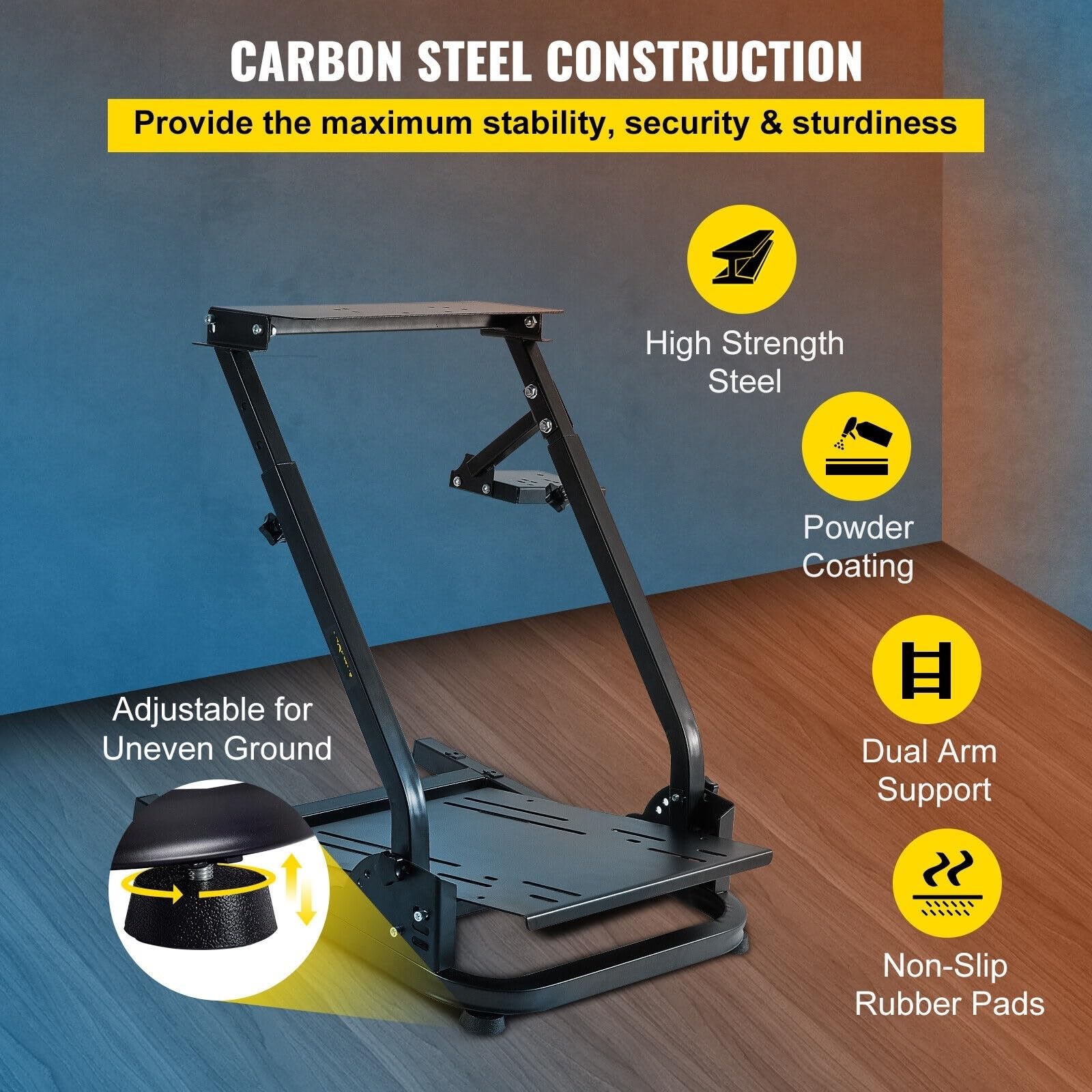 G920 Racing Simulator Volante Stand Racing Wheel Stand fit Gaming Simulator Wheel Stand Utilizado en Varios escenarios de Uso.