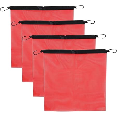 4 pcs Safety Flags for Trucks Warning Flag Safety Flag with Elastic ...