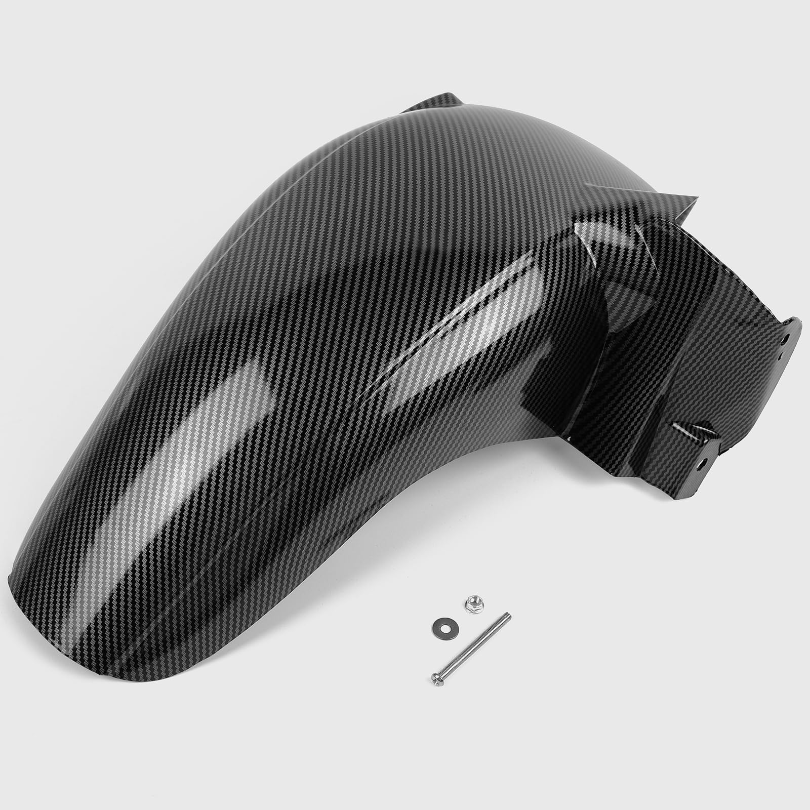 WOOGA moto parafango posteriore parafango parafango ruota Hugger paraspruzzi copertura for YA&MA&HA XMAX300 X-MAX-300 Accessori 2017 2018 2019 2020 2021 2022 2023 2024 (Aspetto in carbonio)