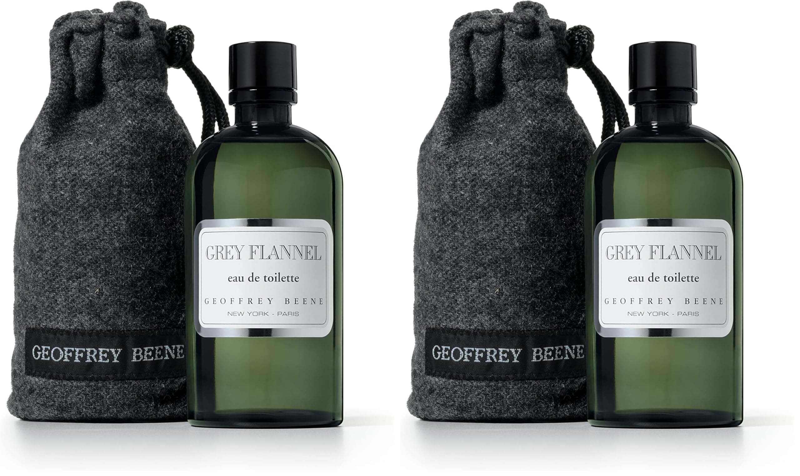 Geoffrey Beene - Grey Flannel Eau de Toilette mit Beutel, 240 ml (Packung mit 2)