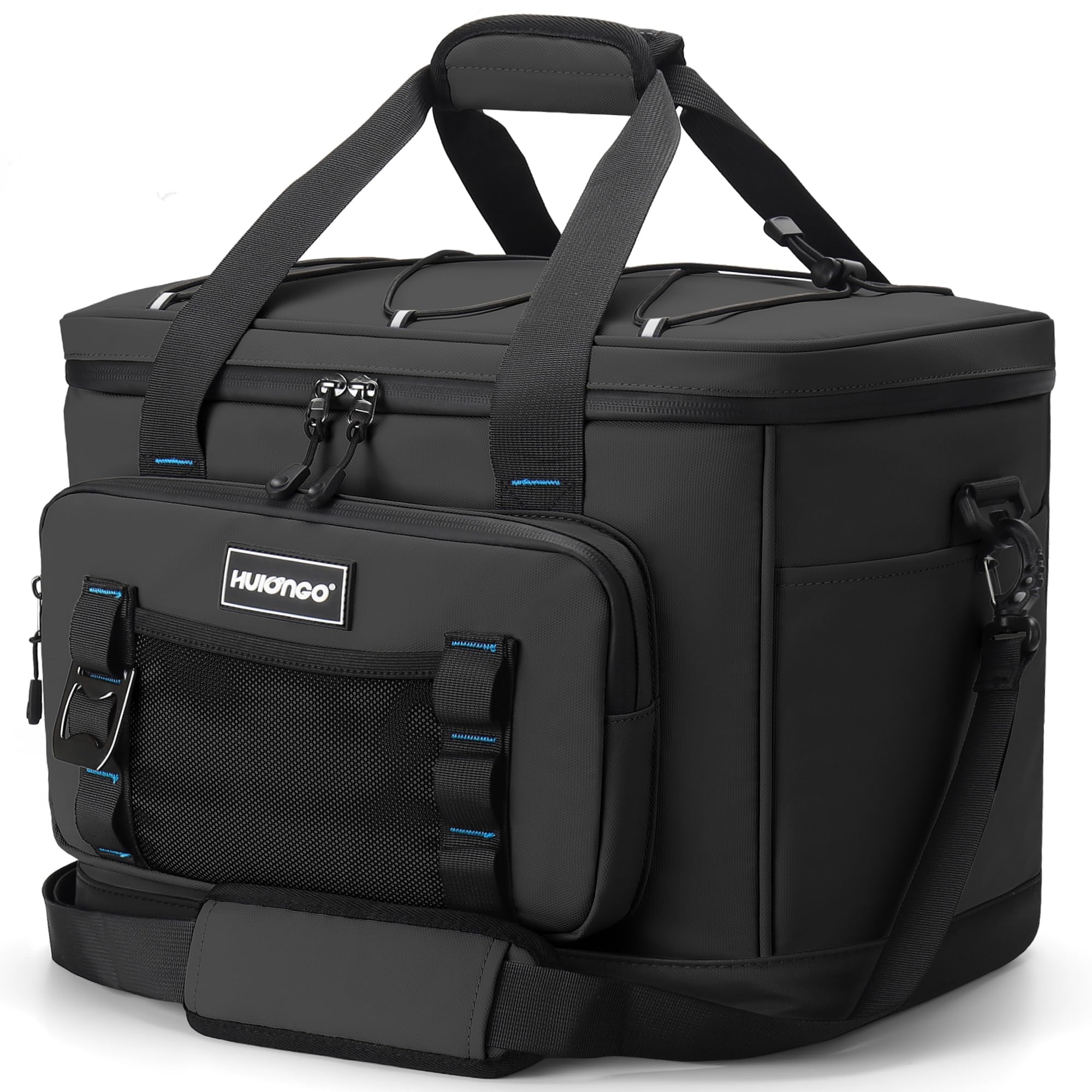 Hulongo Glacière Grand Pliable ，30L Sac Isotherme Imperméable Souple Glaciere pour Pique Nique, Courses, Camping, Voyage, Épicerie et Pêche