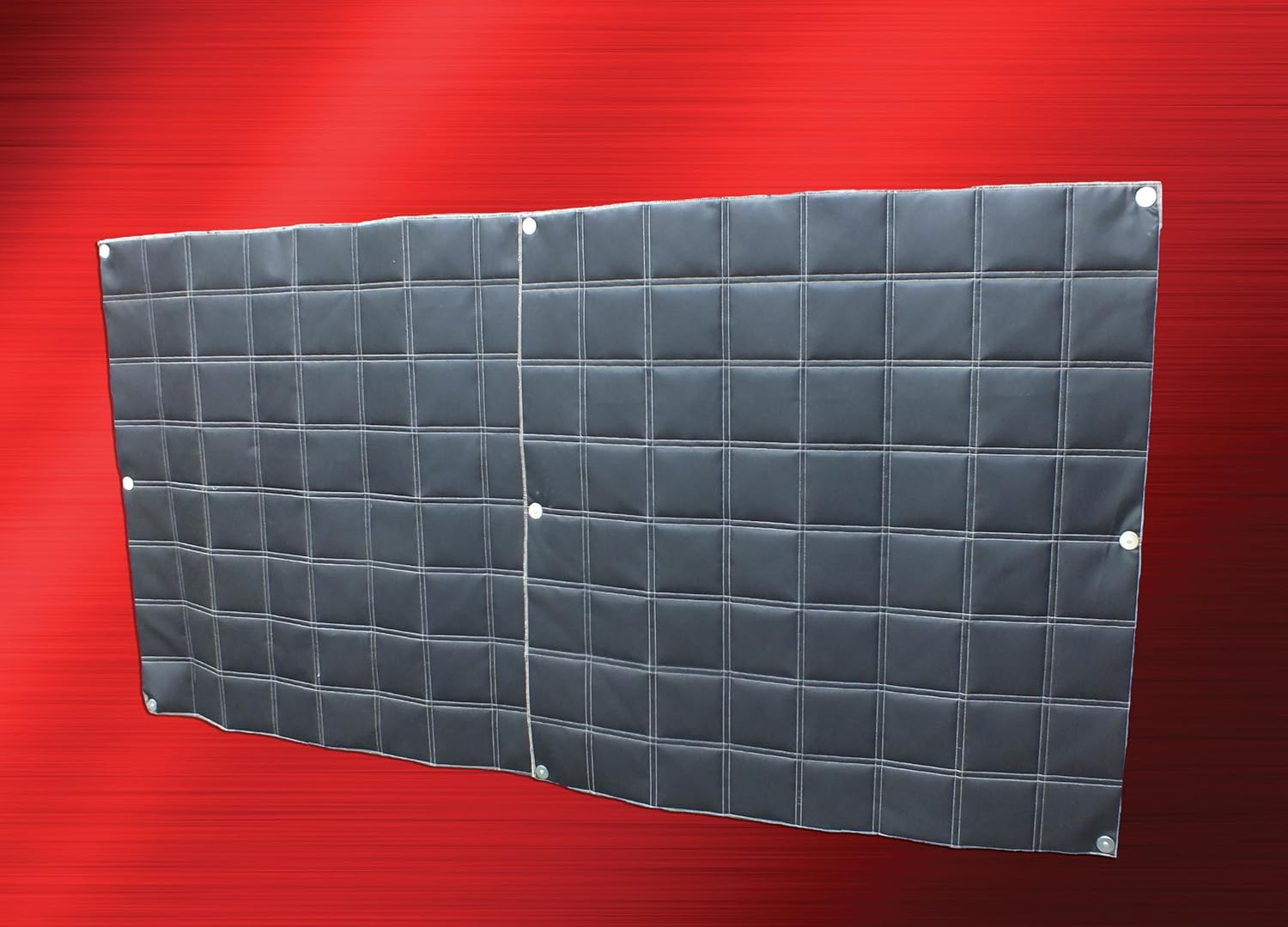 FIRE QUILT - 4FTx4FT, Heavy Duty, Grommeted, Fiberglass Welding Curtain, Blanket, or Pad for Industrial Welding Protection Heat Insulation - Black - 4' x 4', 1 Pack. MADE IN USA