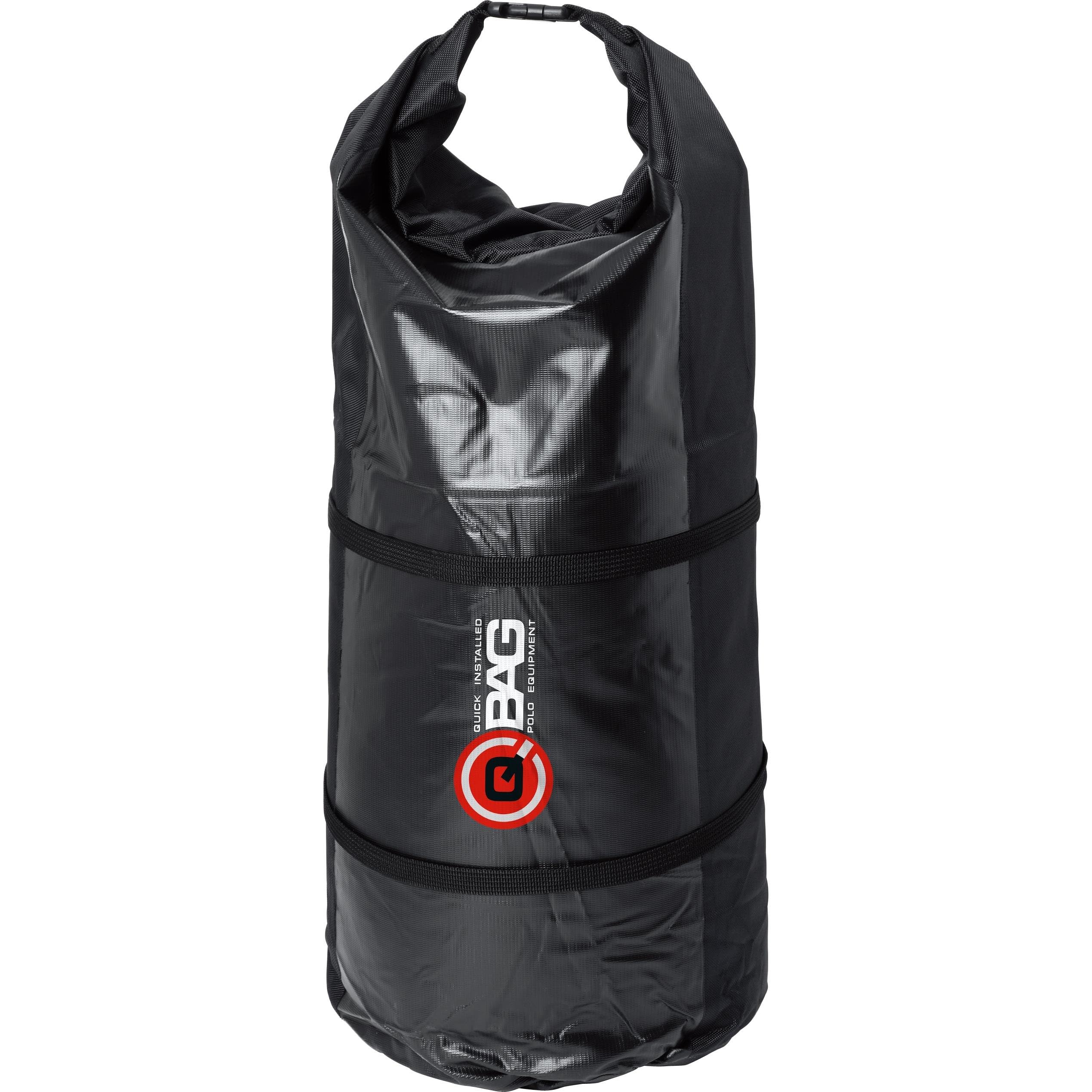 QBag Motorcycle Luggage Roll - Waterproof, Tear-Resistant Nylon - Large Motorcycle Bag with 50 Litre Storage Space - Black