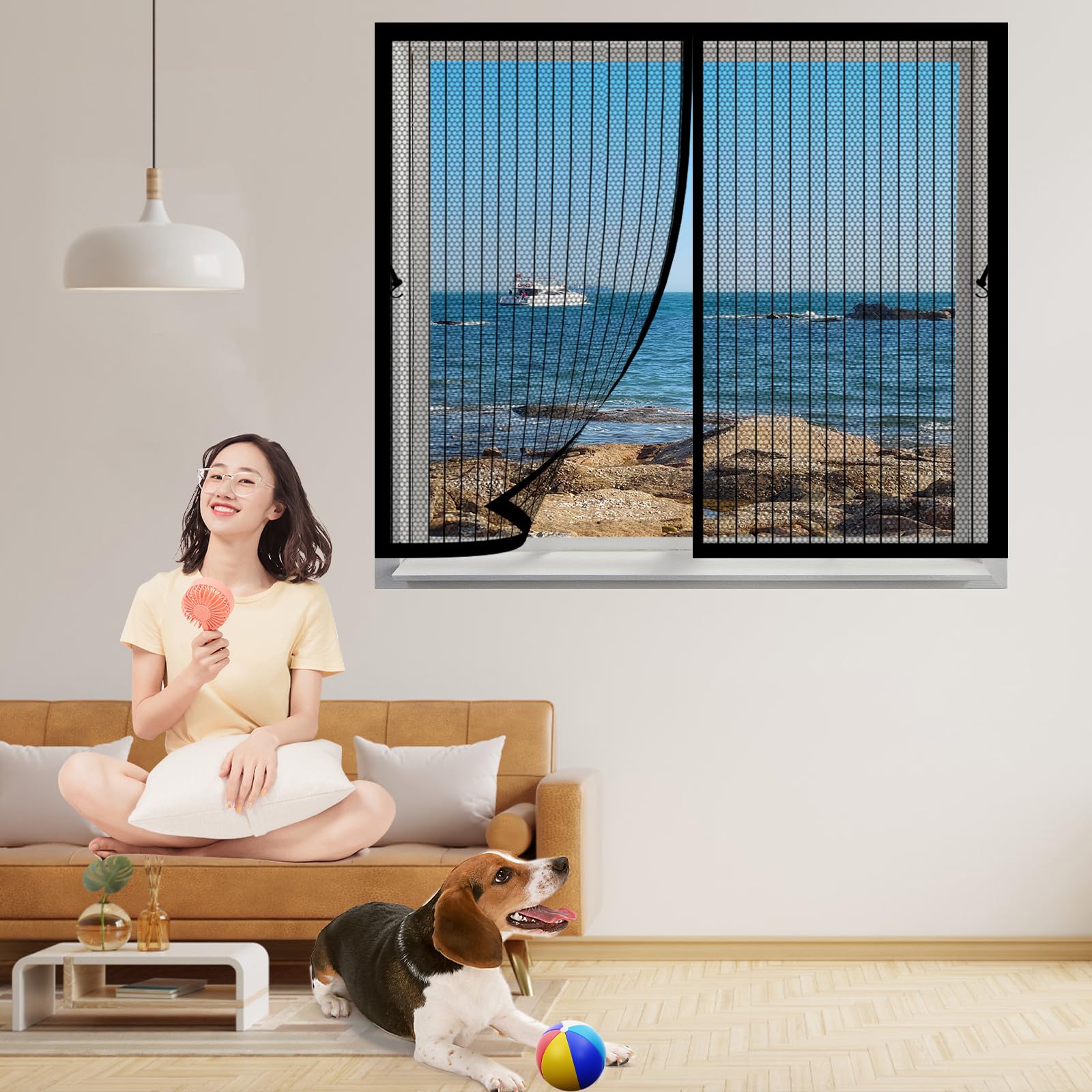 Moustiquaire porte anti-moustiques installation facile et rapide sans outil