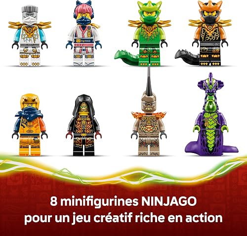 LEGO NINJAGO Der Drache des Lebens - Ninja Spielzeug mit Drachenfigur, Mini Monster Mech, 8 Minifiguren und Schwertern - Kreatives Geschenk für Jungen und Mädchen ab 8 Jahren und Fans - 71859 - 5