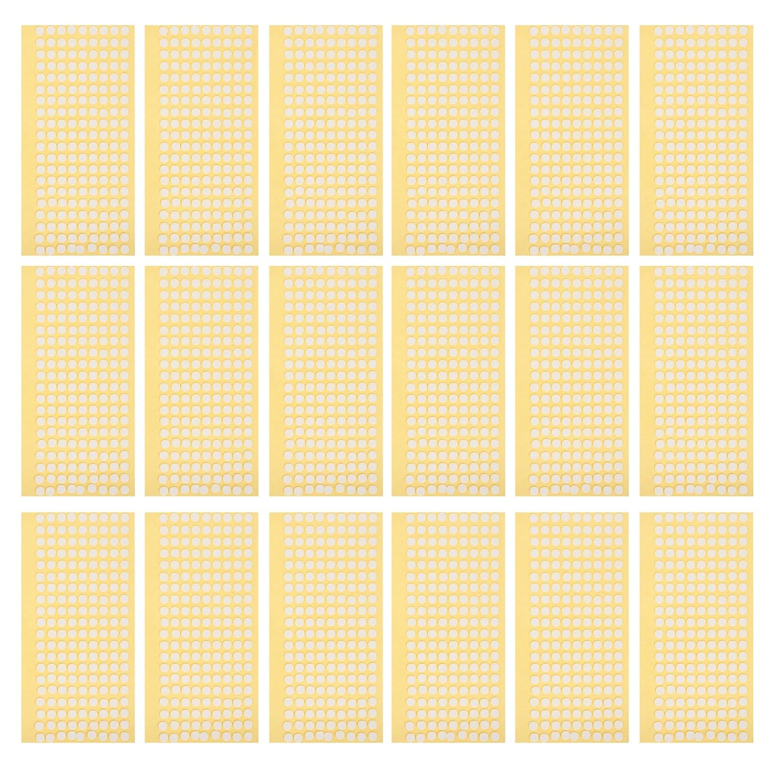 1000pcs 8mm Acrylic Double Sided Adhesive Dots Removable Glue Stickers for Balloons Labels Thick 1mm Sticky Fixers for Party Decoration