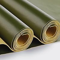 Vista 24 de Tela de cuero sintético de 2 yardas 58" x 72", 0.8 mm de espesor, material de cuero para tapicería de poliuretano, cuero sintético, hojas de vinilo