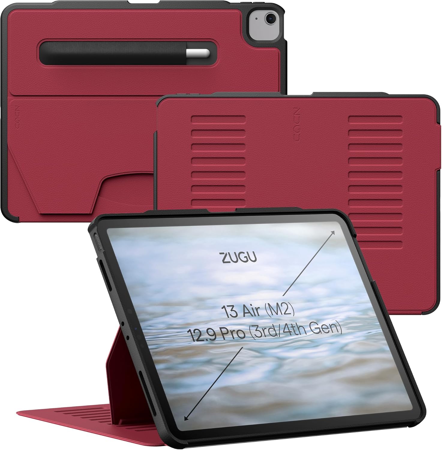 Zugu Case for iPad Air 13 & 12.9in (M3/M2) Slim Protective Cover