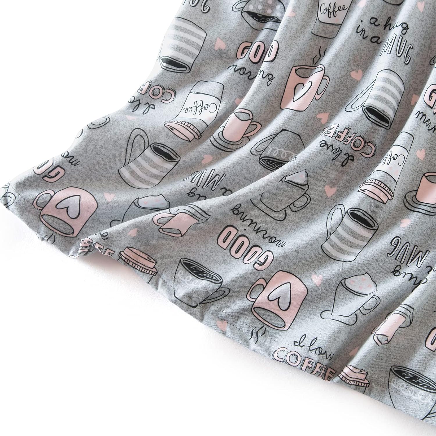 American Trends Womens Long Sleeve Nightgowns Sleep Shirts Night Shirts Night Gown House Dresses Ladies Night Dress - Image 5