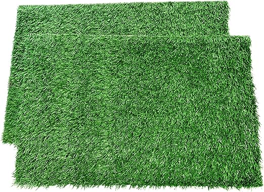 LOOBANI Dog Grass Pee Pads, Artificial Dog Grass Pads for Potty Tray, Fake Grass for Dogs to Pee On, Outdoor Indoor Pee Grass for Dog Potty (18*23 inch)