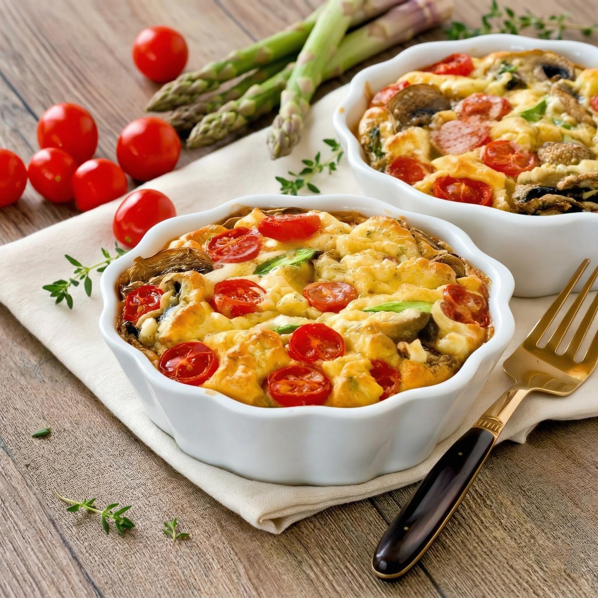 Bandeja pequeña para hornear, 12 onzas, apta para horno, mini moldes individuales para quiche, postre, tarta, ramequines de cerámica, juego de 6