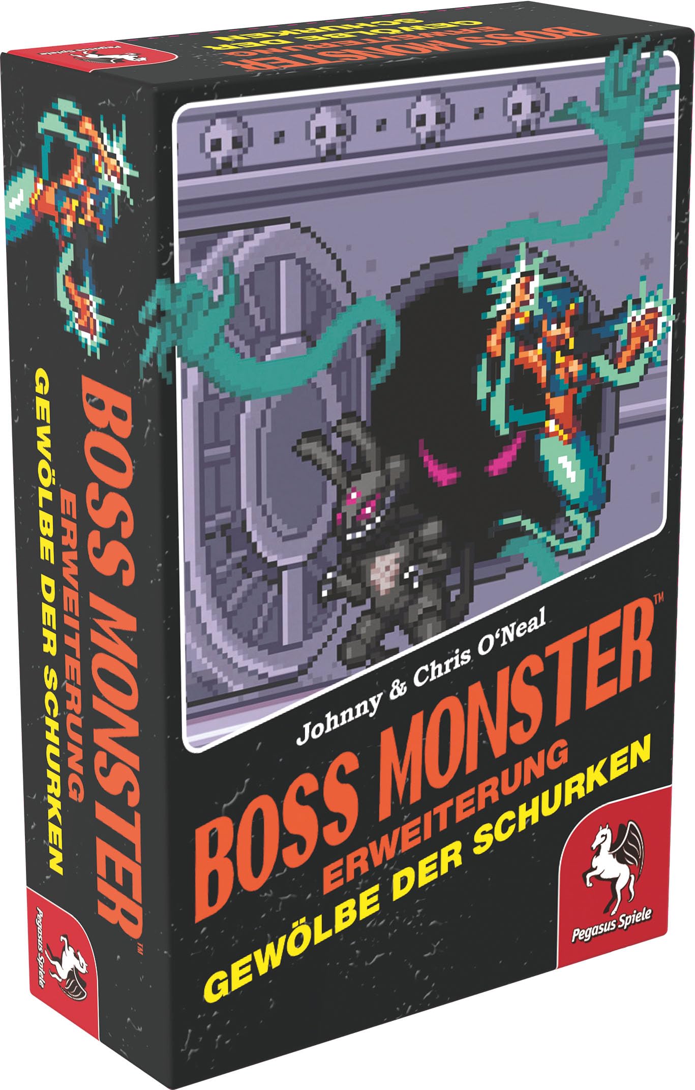 Pegasus Spiele 17565G Boss Monster: Villains Domes [Mini Expansion] Card Games