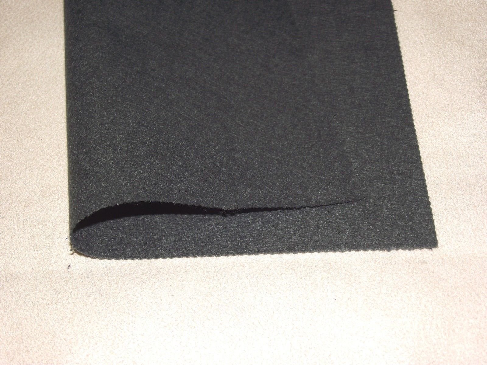 CRS Fur Fabrics Acrylic Felt Baize Craft/Poker Material - Charcoal Grey, 1Mtr - 150cmx100cm