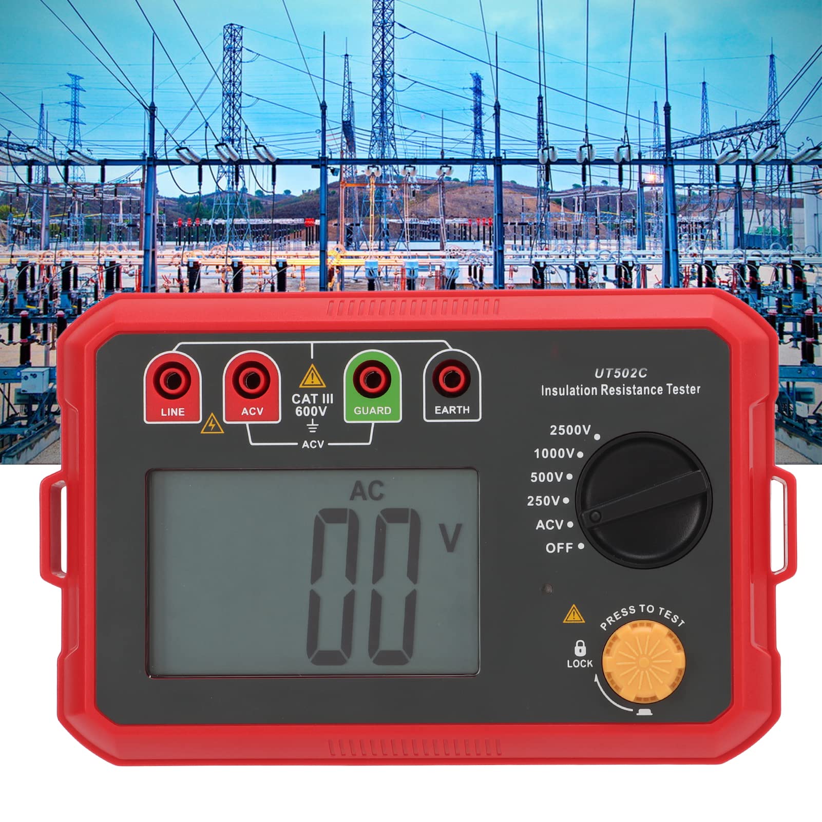 Test Miernika Zakładu dla Wysokiego Sprzętu Elektrycznego do Pomiaru Silników, Kabli i Przełączników Materiału ABS