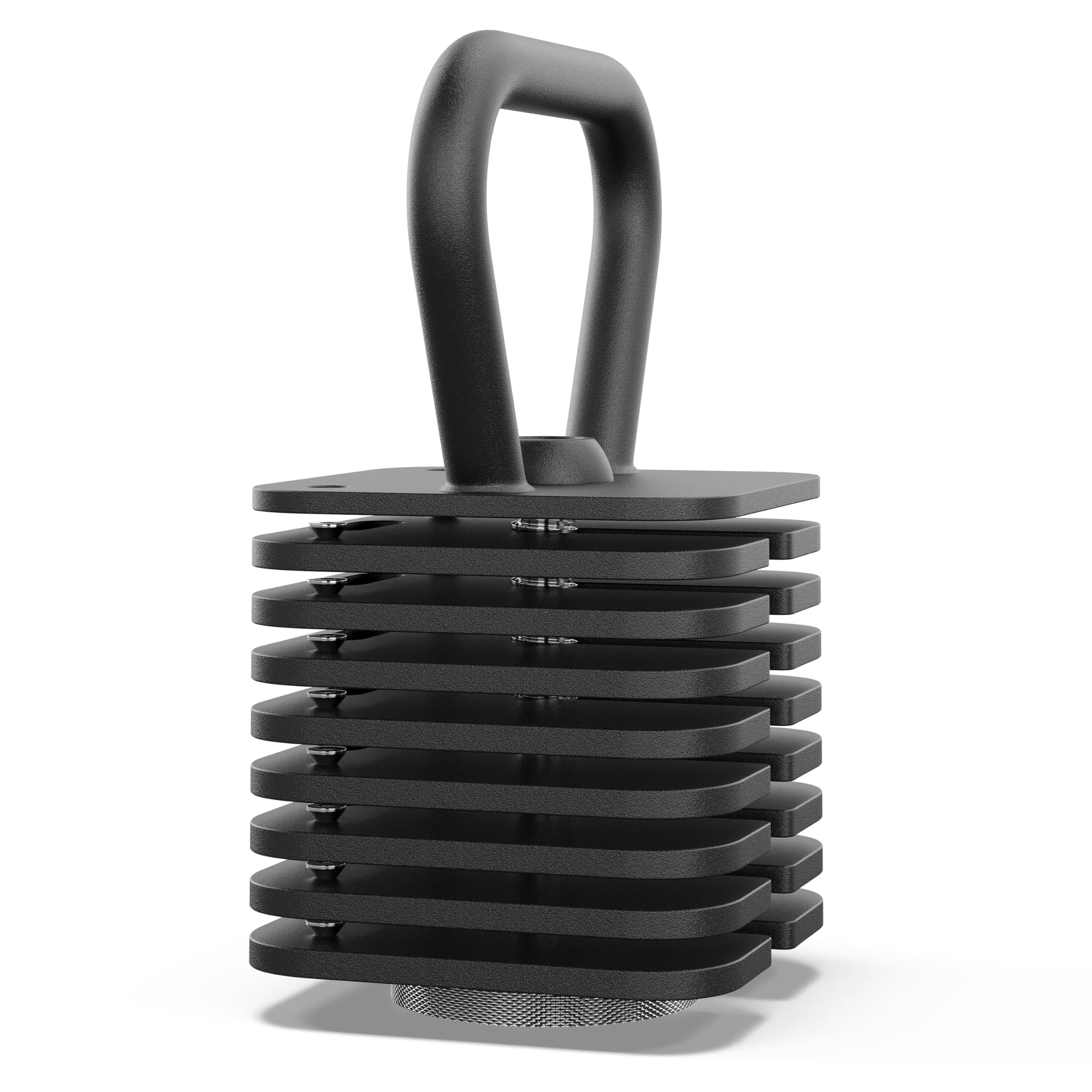 ZIPRO Kettlebell SQUARE Regulowana do 19 kg hantla kulowa Regulowana do treningu siłowego, fitness i workoutu w domu