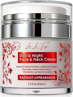 Crema facial con retinol, 5 péptidos y coláge...