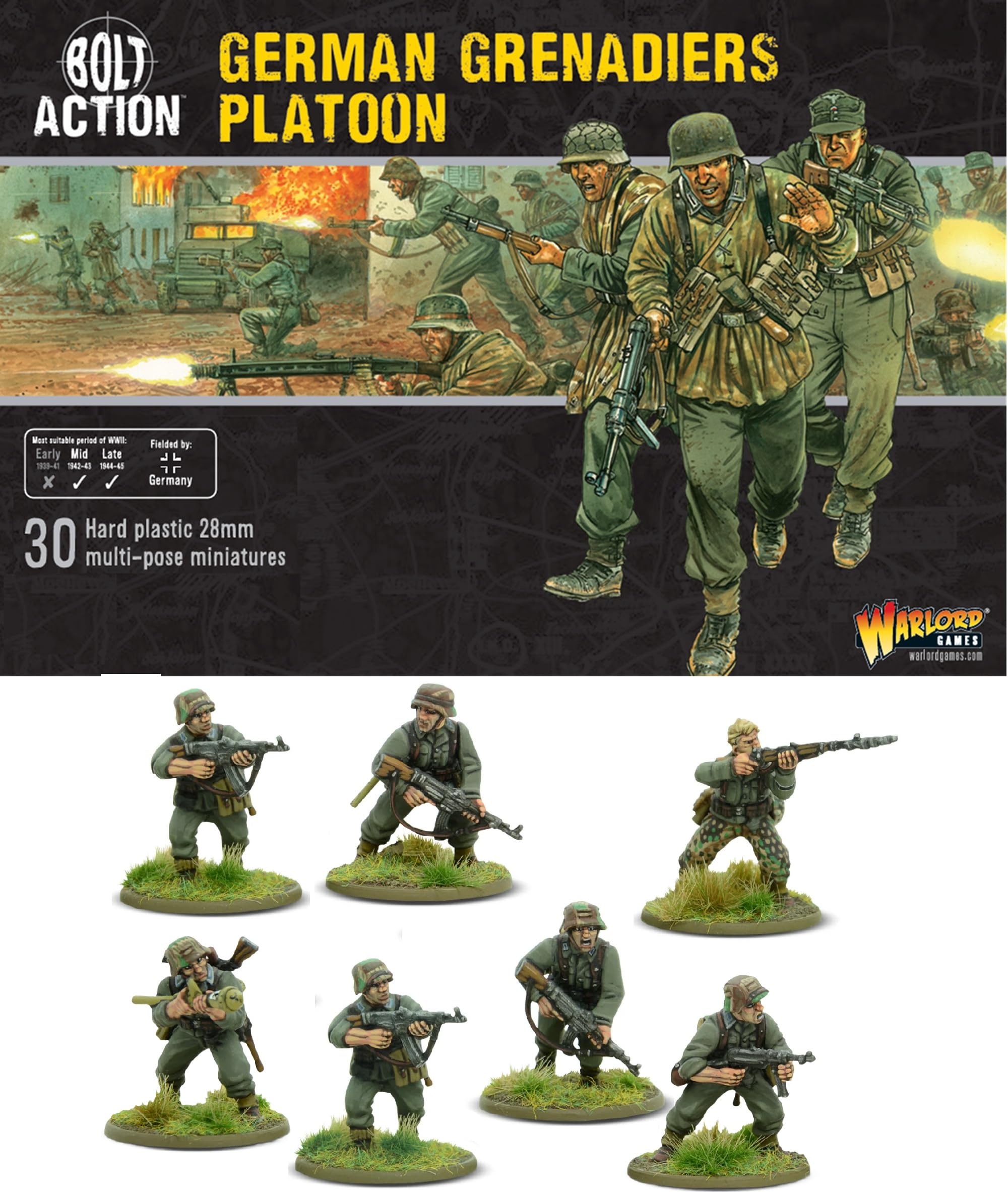 Amazon.com: Warlord Games German Grenadiers - 28mm Scale Plastic