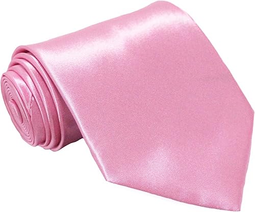 Vista 25 de Soophen corbata para hombre 3.75 pulgadas de color sólido 13.marrón