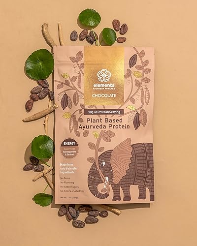 Miniatura 8 de Elements Polvo de proteína de vainilla vegana a base de plantas, batido sustitutivo de comidas hecho de guisantes amarillos orgánicos puros y polvo