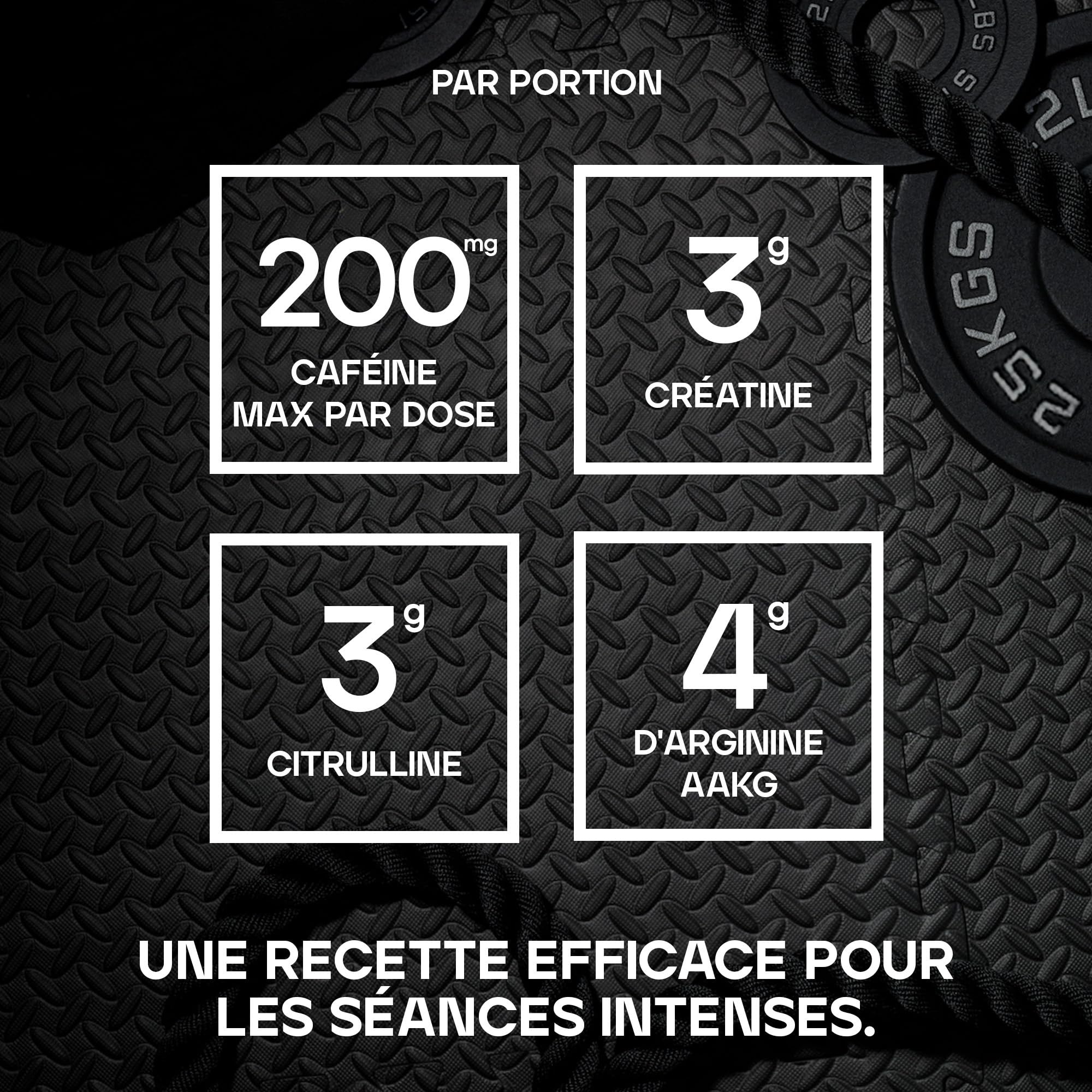 Bulk Poudre Pré-Workout Dope | Blue Framboise | 3g Creatine per Serving | 200mg Caffeine | Citrulline Malate & Arginine AKG | Beta-Alanine | Energy, Focus & Performance | 510g Supplement