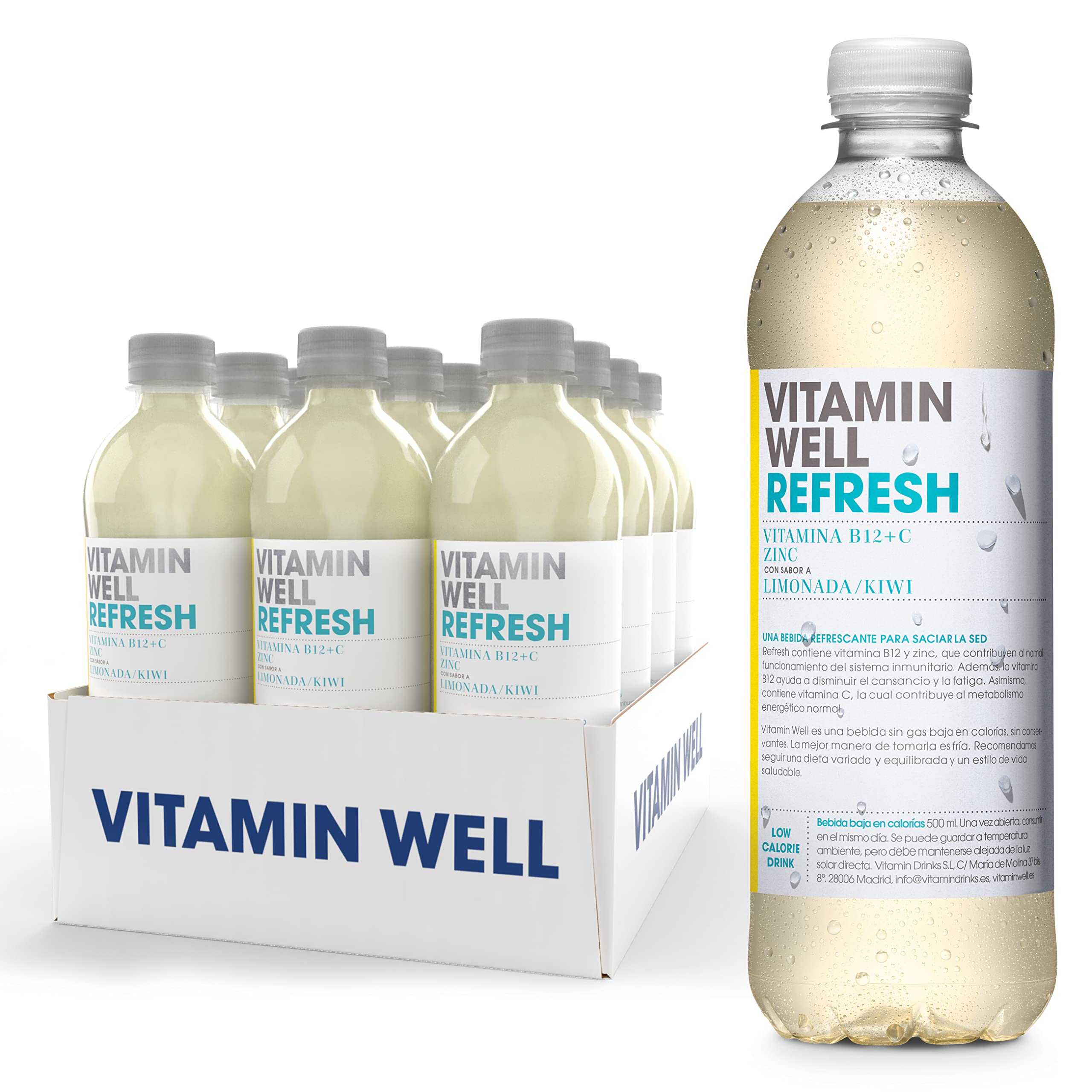 Vitamin Well Refresh boisson vitaminée lot de 12 x 500 ml - 14