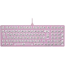 Glorious Gaming GMMK 2 Full Size (96%) Barebones (solo struttura) – Struttura per tastiera da gaming meccanica, full-size (96%), alluminio, personalizzabile, RGB, layout internazionale , ISO – Rosa