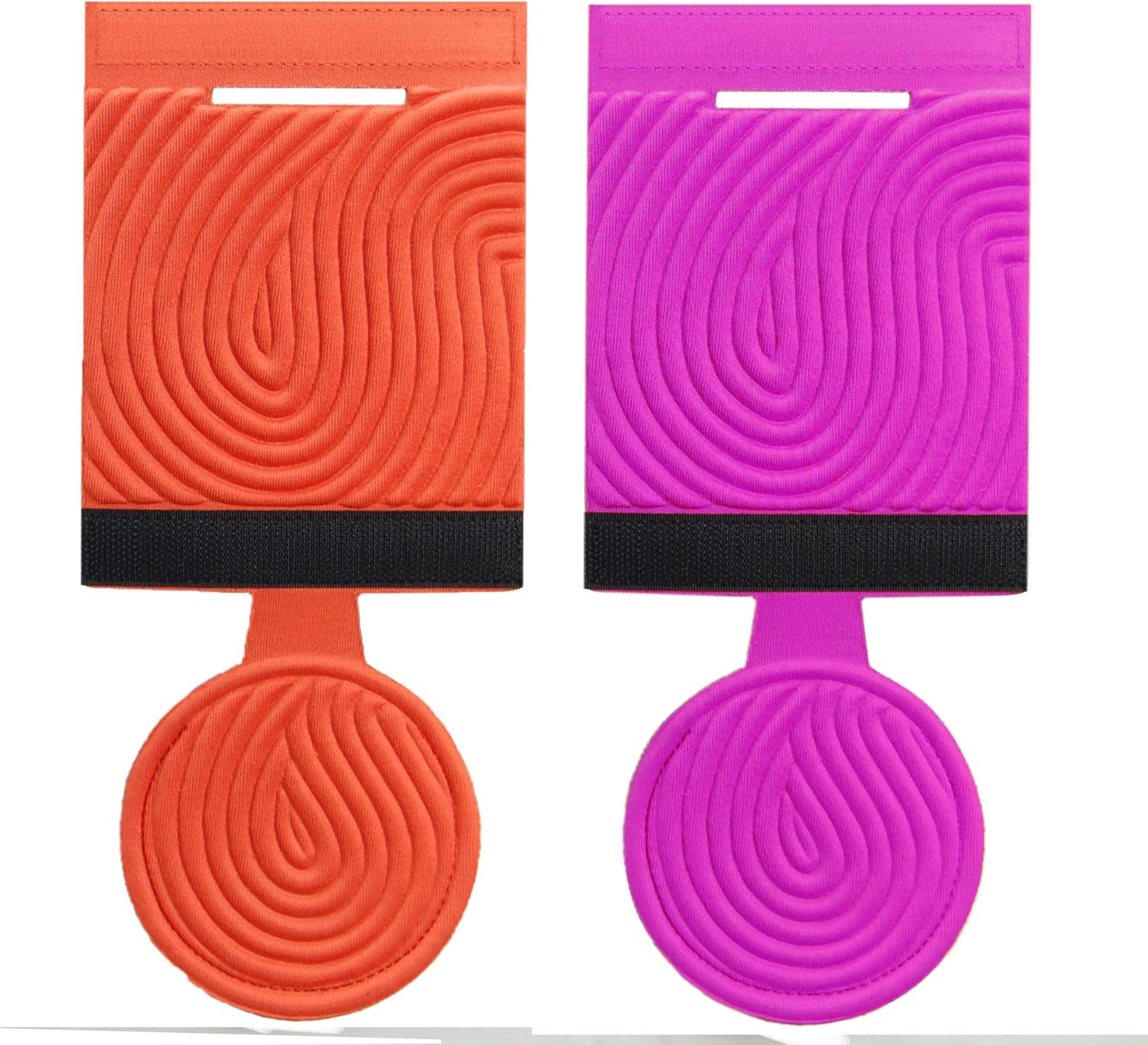  | The Luggit Luggage Handle Wrap and ID Tag 2 Pack from Dream Essentials (Orange & Pink) | Luggage Tags