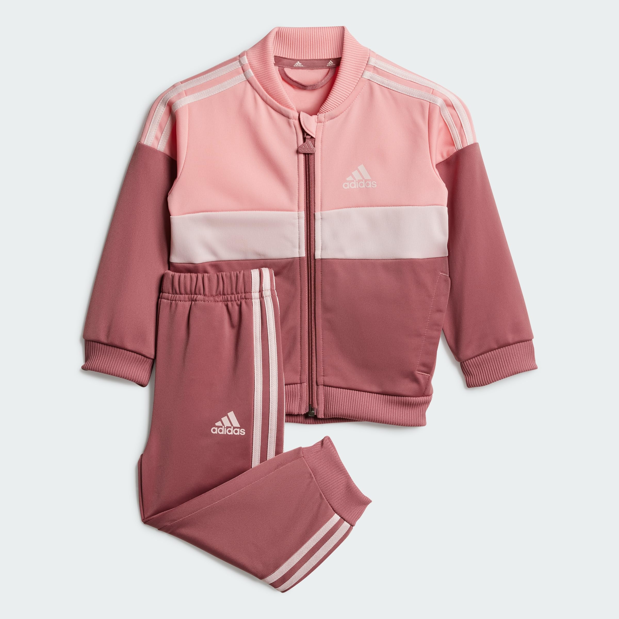 adidas Tiberio 3-stripes Colorblock Shiny Track Suit Kids Survêtement Mixte bébé