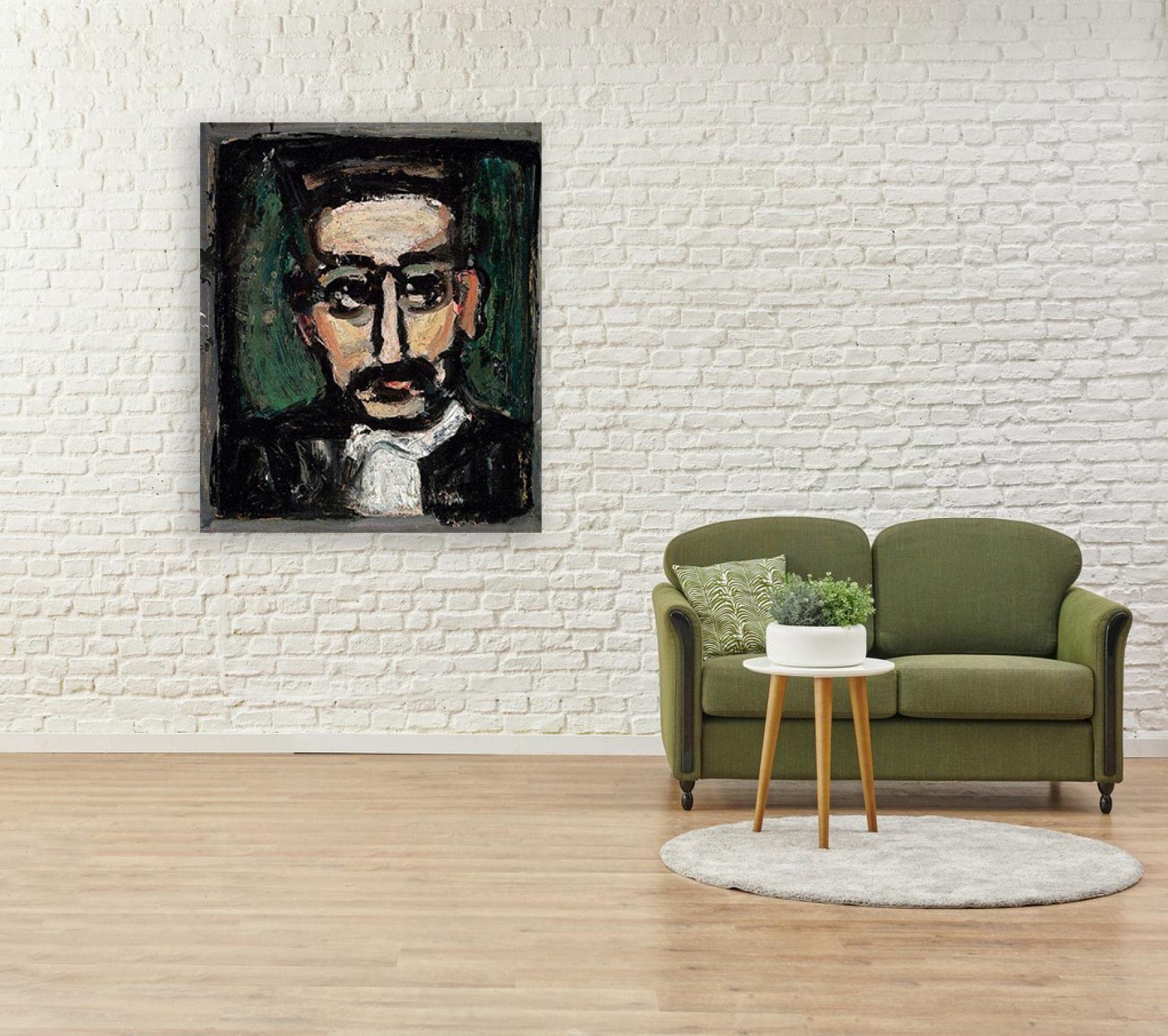 Amazon.co.jp: ジョルジュ・ルオー 有名な絵画の複製。「裁判官