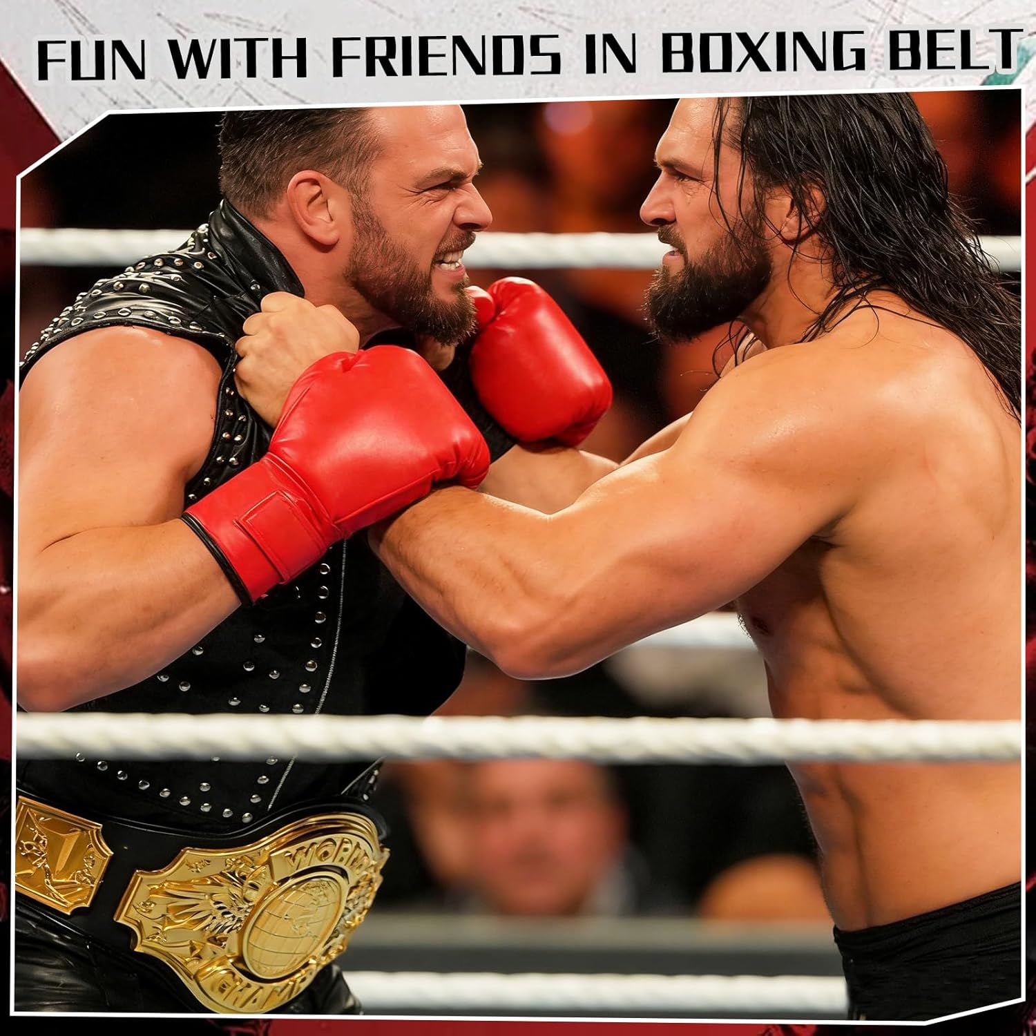 Championship Title Belt Wrestling Boxing Role-Play Costume for Parties and Fans