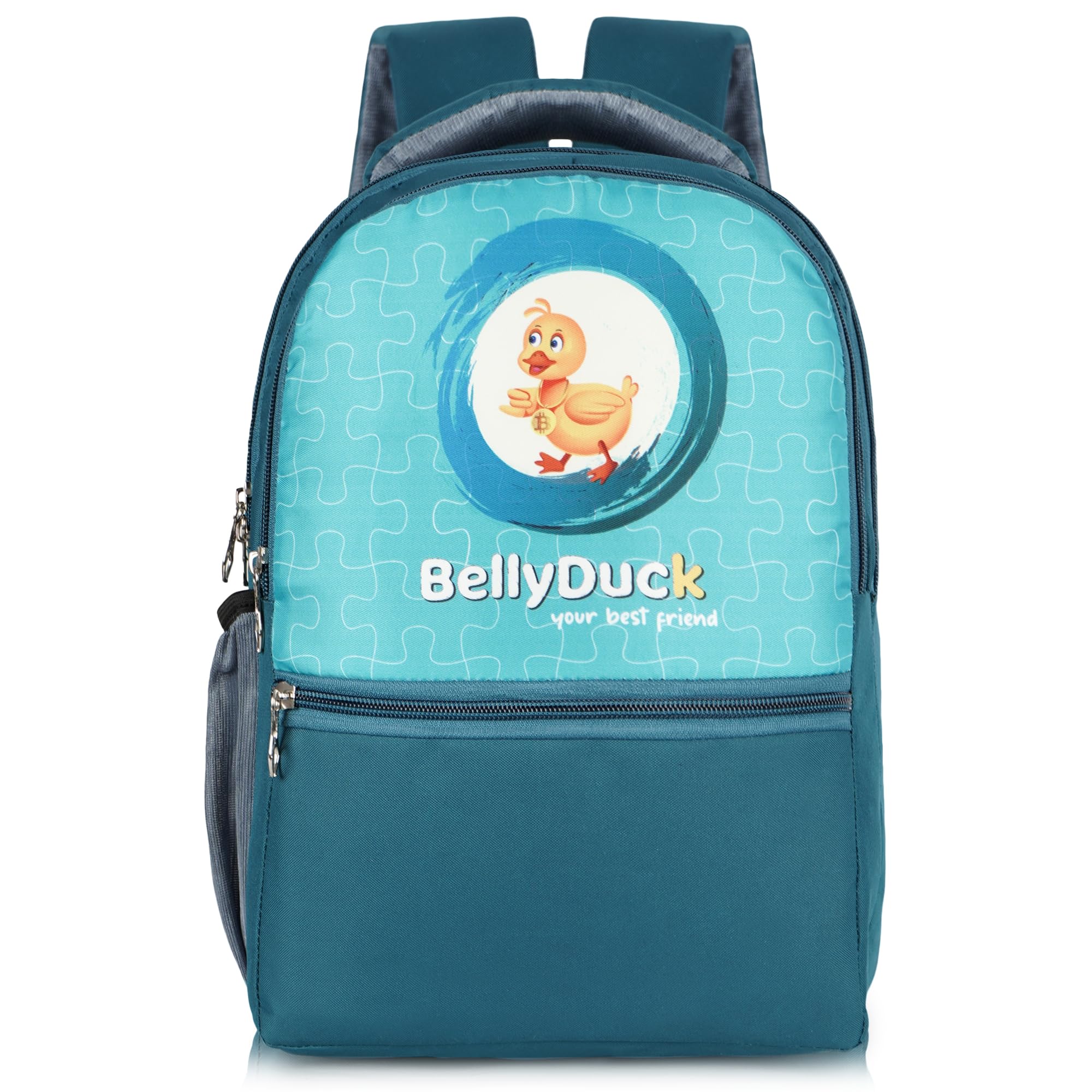 bellyduck NURSERY & PLAYSCHOOL Kids School Bag for Girls & Boys | Cartoon Print Duck Theme BAG (11L) - (LxWxH : 34x24x13 Cms) Respectively-picture-11