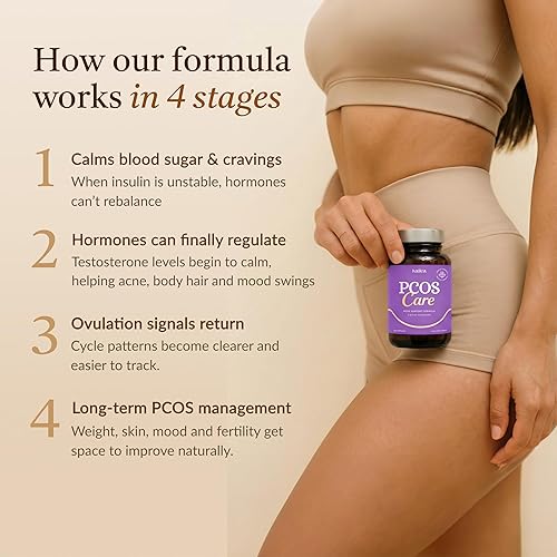 Miniatura 4 de Suplemento de apoyo 8 en 1 PCOS - 2,000 mg de mio-inositol, NAC, raíz de maca, canela, cromo, folato, zinc, vitamina D3  Apoyo para el equilibrio