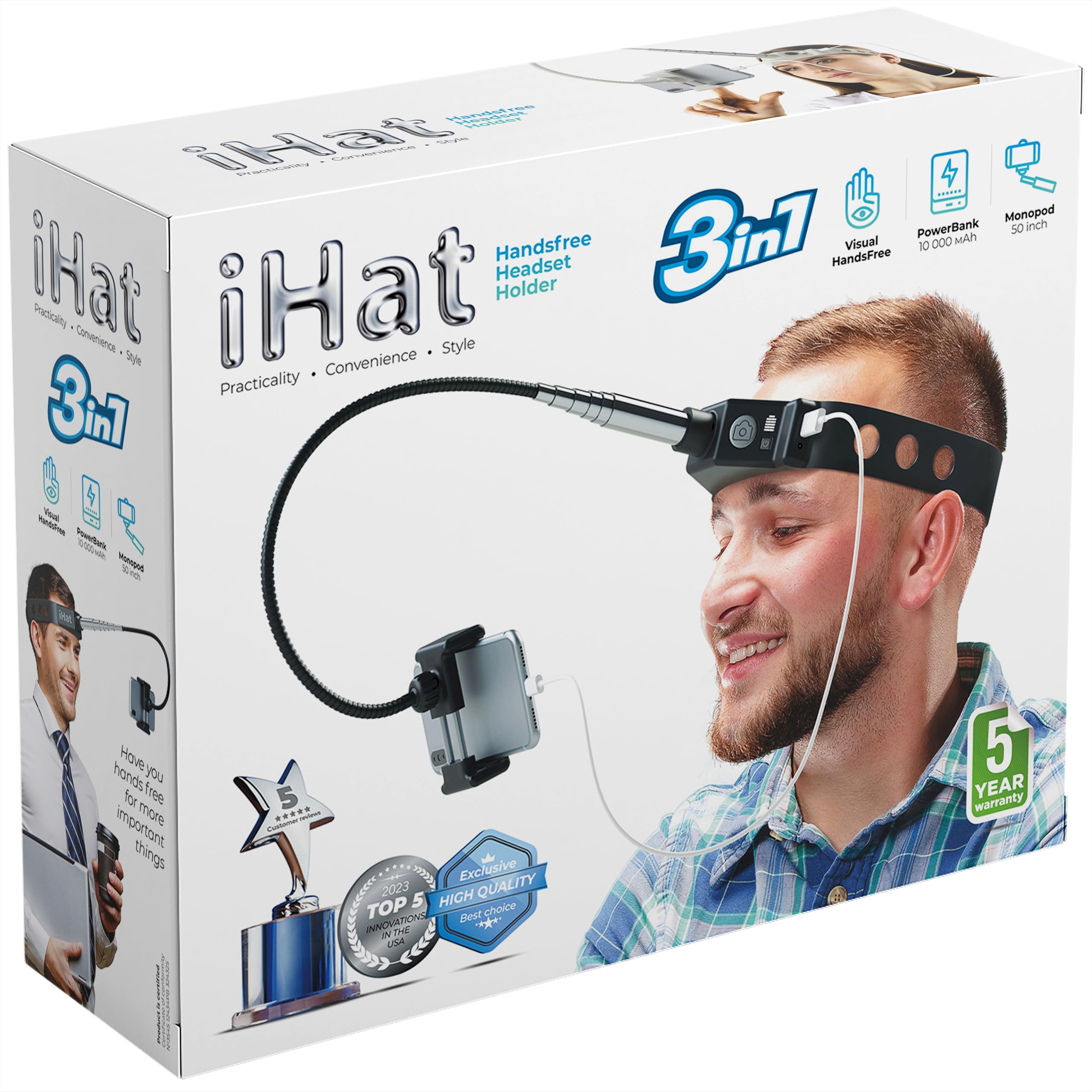 iHat Prank Jokebox – Fake Empty Gift Box for Funny Birthday Gifts for Men & Women, Gag Gifts & Practical Jokes – Unusual Joke Gift Packaging for Real Presents, 11.4” x 9” x 3.5”