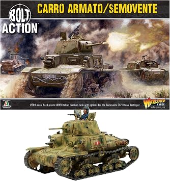 Warlord Bolt Action Carro Armato/Semovente Tank 156 Tabletop Miniatures - Plastic Paintable Miniature WWII Soldiers Set, Unpainted Table Top 28mm Military Minifigures for Adults - Gaming Figurines