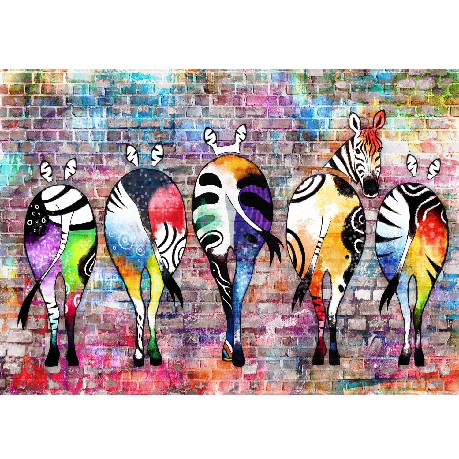 Runa Art Papier Peint Intissé Street Art 396 X 280 Cm Laine Papier