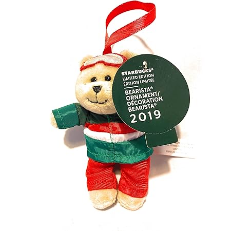 Starbucks Christmas Bearista 2022 Amazon.com: Starbucks 160Th Edition Bearista Ski Bear 2019 Christmas Tree  Ornament : Home & Kitchen