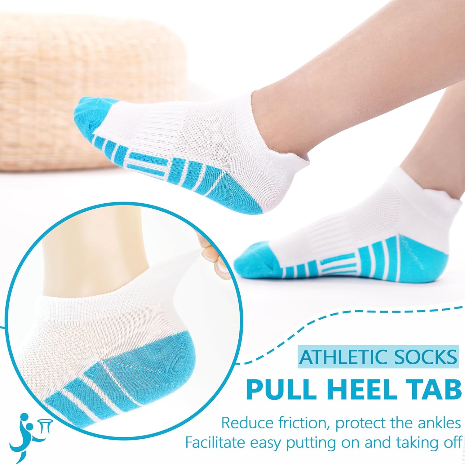 Kids Socks Boys Sock, 12 Pairs Ankle Athletic Low Cut Sport Short Socks for Boys Girls Toddler 1-14 Years - Image 5