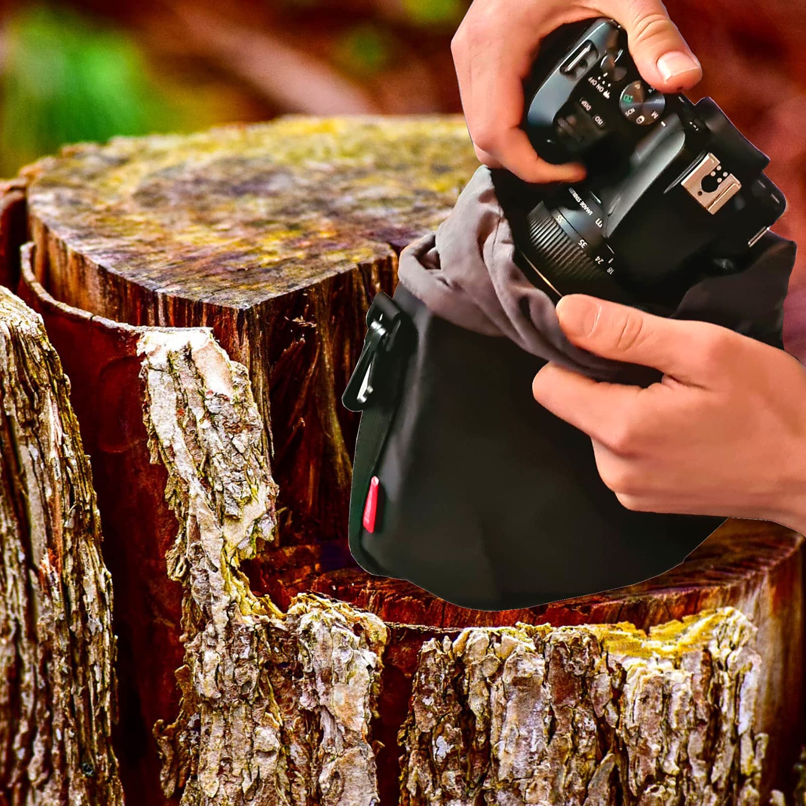 Housse De Protection En Néoprène Pour Objectif Appareil Photo | Étui Souple Imperméable Antichoc - Domybest