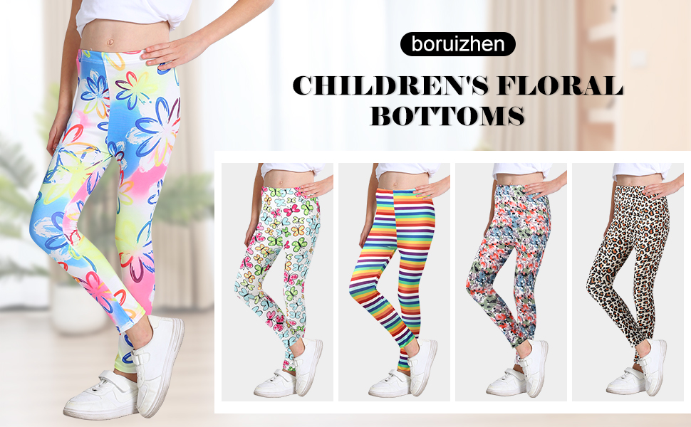 Gonna Pantalone Bambina Con Volant - Leggings In Cotone Nero, Taglie 2-9 Anni - Foto 11