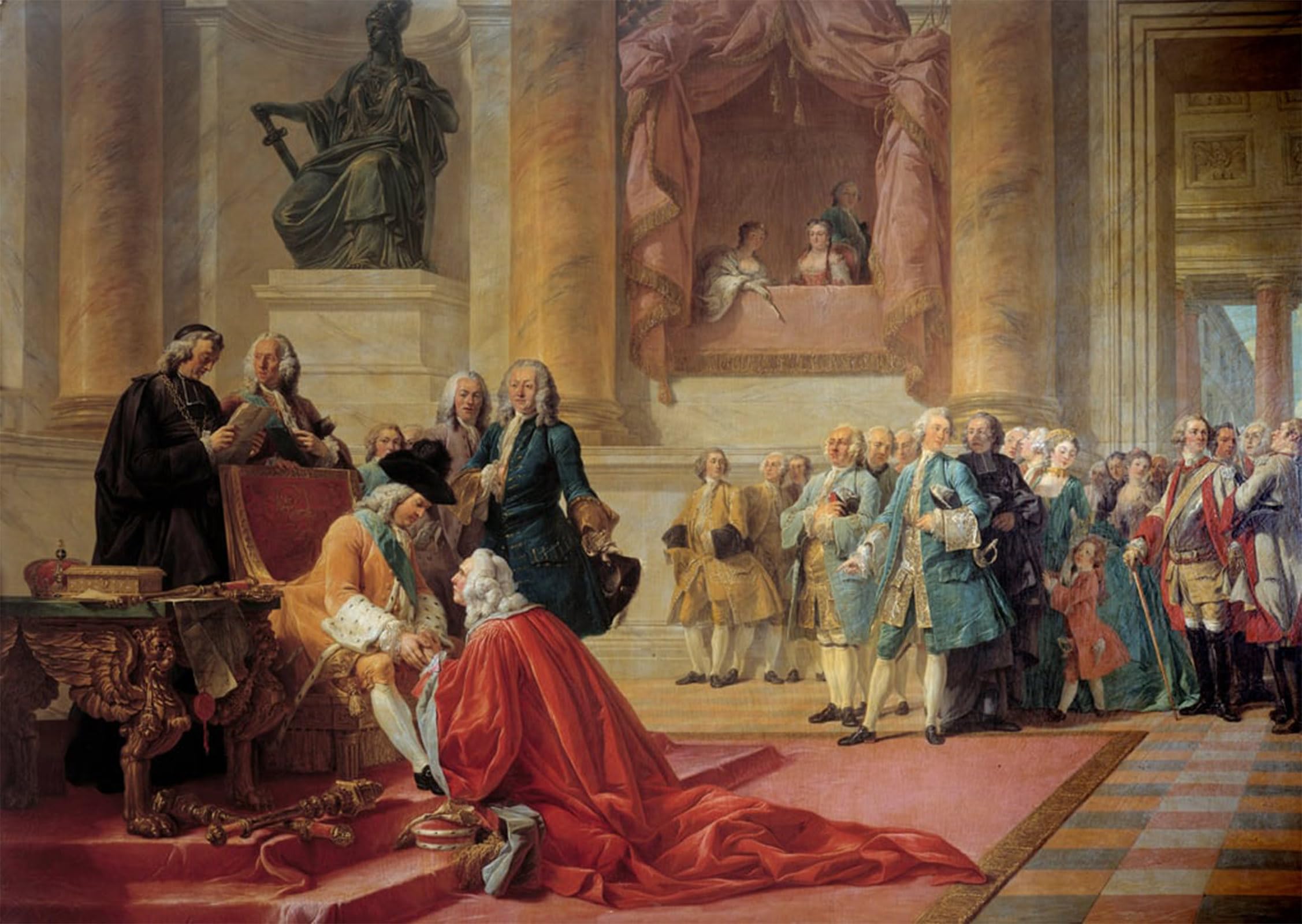 ARTXLXXBN Famous Painting Canvas Artwork Graffiti Print Antoine Chaumont De La Galaiziere by Vincent Portrait Canvas Image for Home Decor 60x90cm