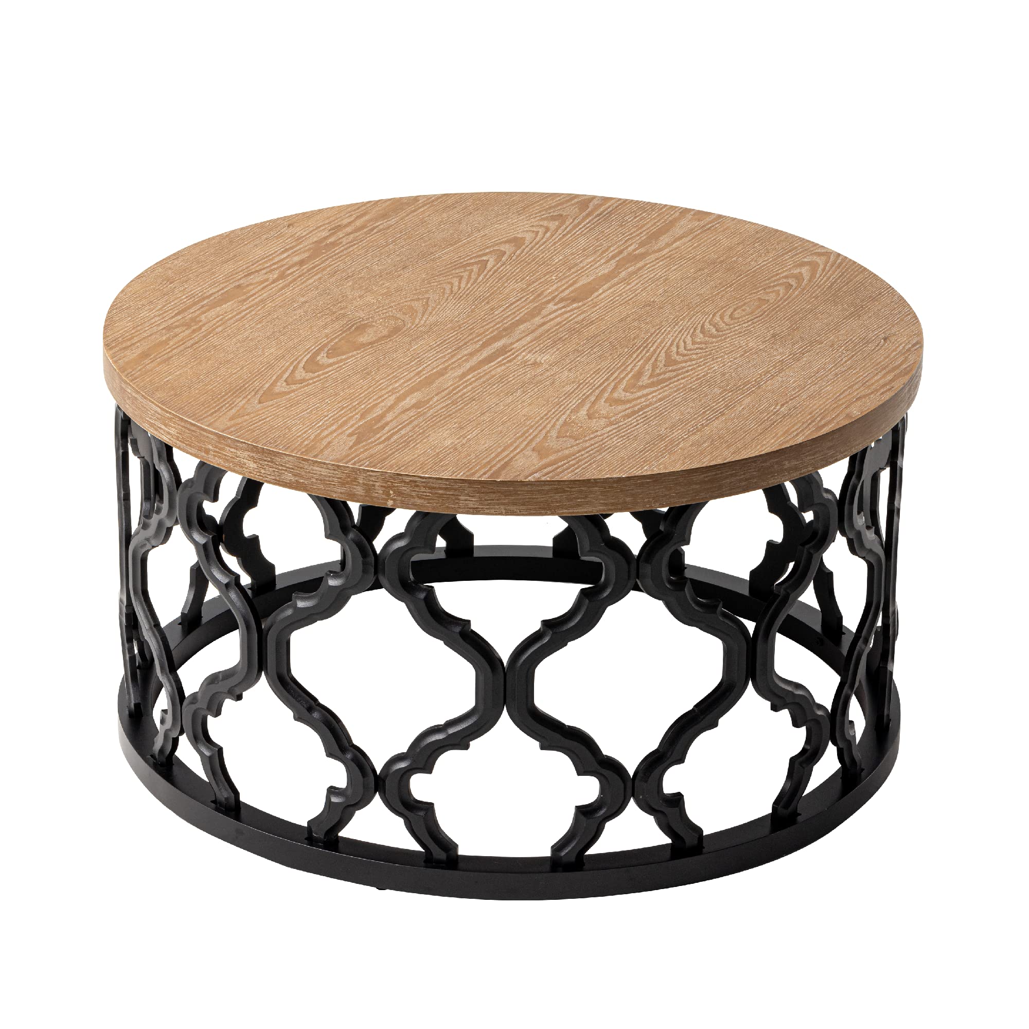 Snapklik.com : COZAYH Rustic Farmhouse Coffee Table, Distressed Wood ...