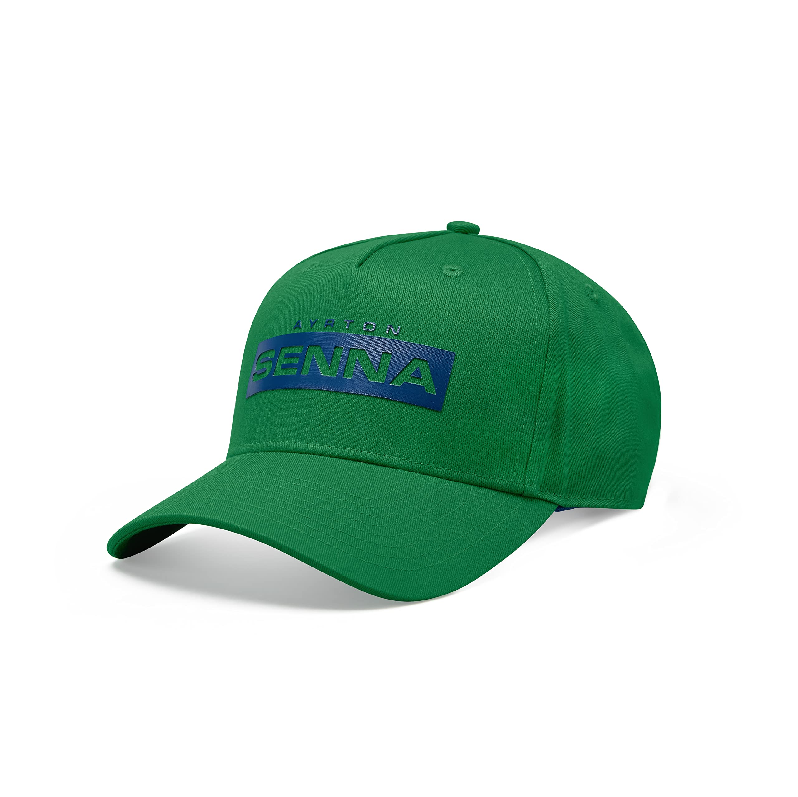 Fuel For Fans Ayrton Senna Logo Baseball Hat Navy Green